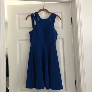 Royal blue dress